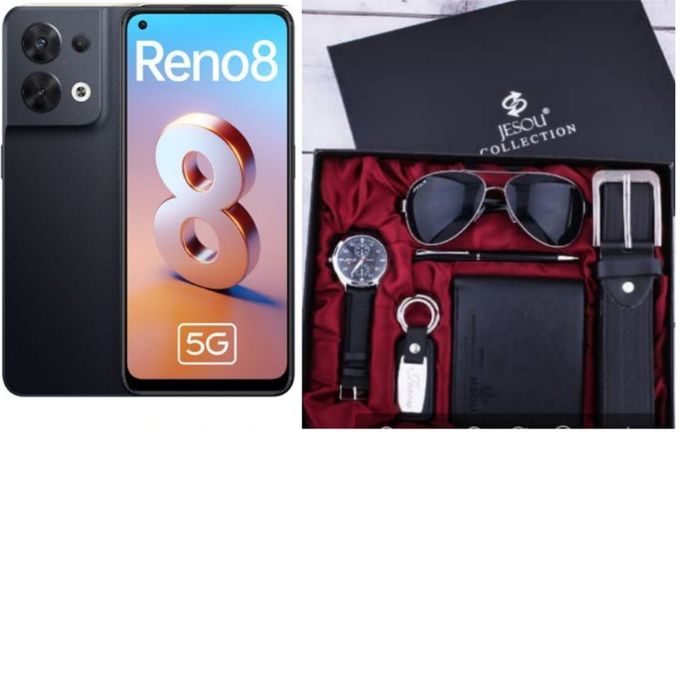 Oppo Reno 8 5G, 6.4', 8GB + 256GB, 50MP (Dual Sim) 4500mAh-Black BELT