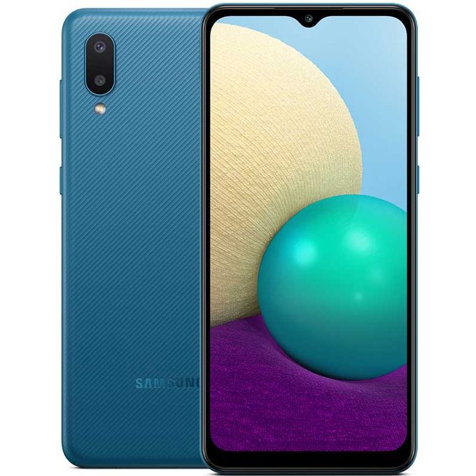 Samsung Galaxy A02, 6.5", 32GB + 2GB RAM (Dual SIM), 5000mAh, Blue