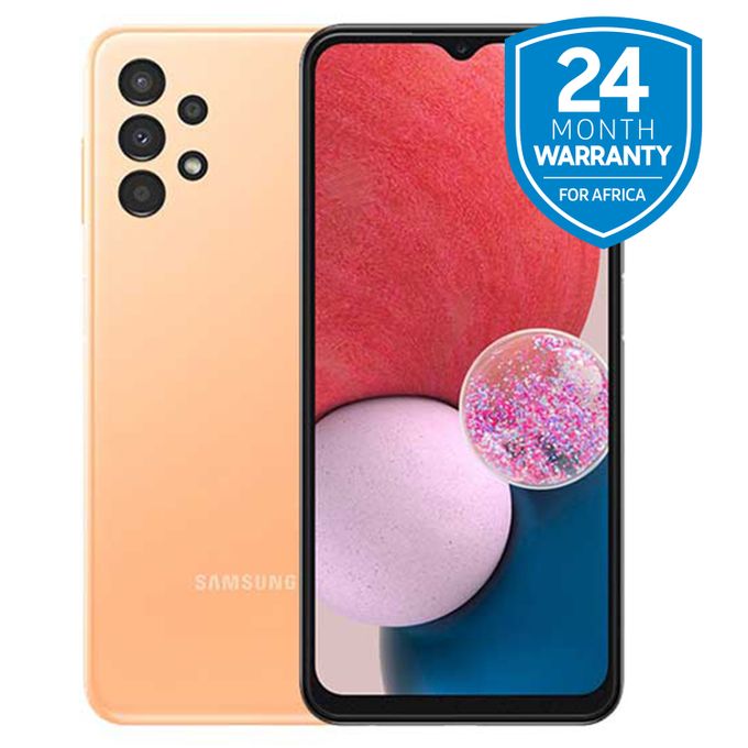 Samsung Galaxy A13, 6.6", 128GB + 4GB RAM (Dual SIM), 5000mAh, Peach Orange