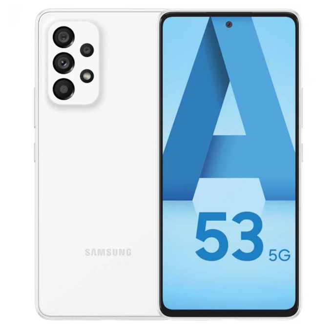 Samsung Galaxy A53 5G, 6.5", 128G + 8GB RAM (Dual SIM), 5000mAh, Awesome White