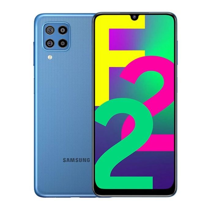 Samsung Galaxy F22, 6.4", 128GB + 6GB RAM (Dual SIM), 6000mAh, Denim Blue