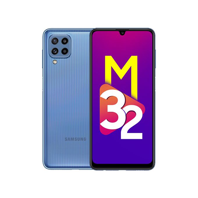 Samsung Galaxy M32, 6.4", 128GB + 6GB RAM (Dual SIM), 6000mAh, Blue