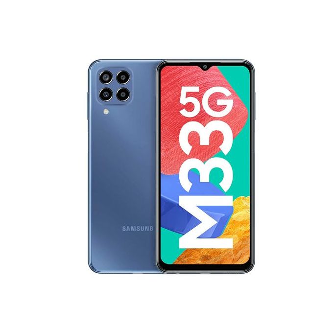 Samsung Galaxy M33 5G, 6.6", 128GB + 6GB RAM (Dual SIM), 6000mAh, Ocean Blue