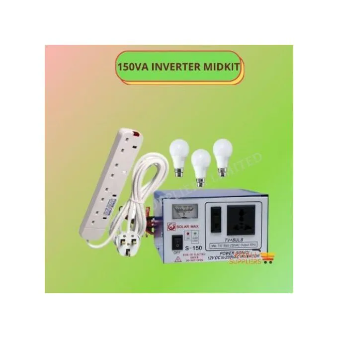 Solar Max Power Inverter 150va With Bulbs