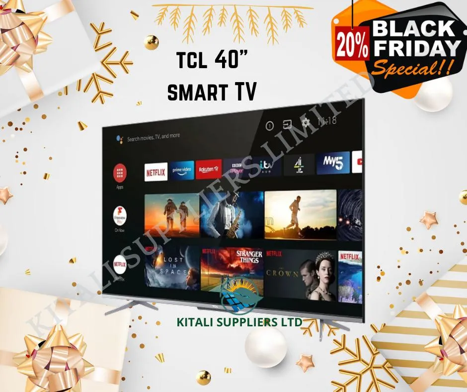 TCL 40 Inch Full HD Android Frameless LED TV -