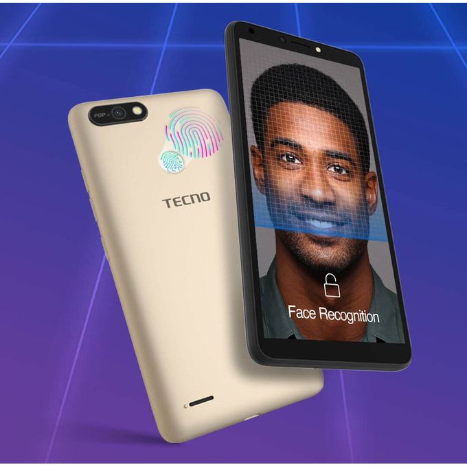 Tecno POP 2 F, 5.5'', 16GB + 1GB RAM Battery2400mAh(Dual SIM),Gold