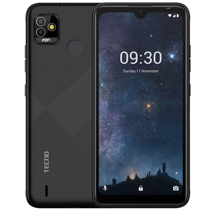 Tecno Pop 5, 6.1", 32GB + 2GB RAM, (Dual Sim), 4000MAh, Obsidian Black