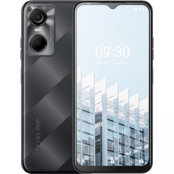 Tecno Pop 6 PRO,Display 6.6'', 32GB + 2GB RAM,Dual SIM,5000mAh,4G/Black