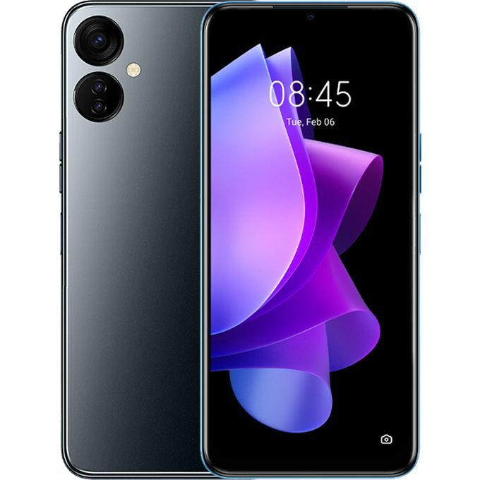 Tecno Spark 9T, 6.6", 64GB + 4GB RAM (Dual SIM), 5000mAh, Black