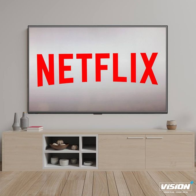 Vision Plus 43'' FRAMELESS 4K UHD V SERIES SMART TV,(VIDAA OS LATEST 2022 MODEL)-VP-8843KV