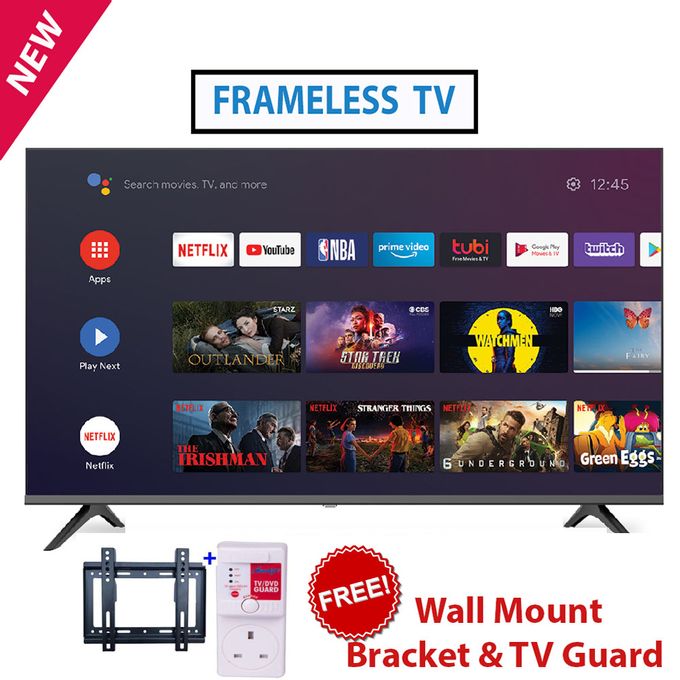 Vitron 32" Inch Frameless Smart Android TV Inbuilt WIFI+BRACKET&amp;GUARD