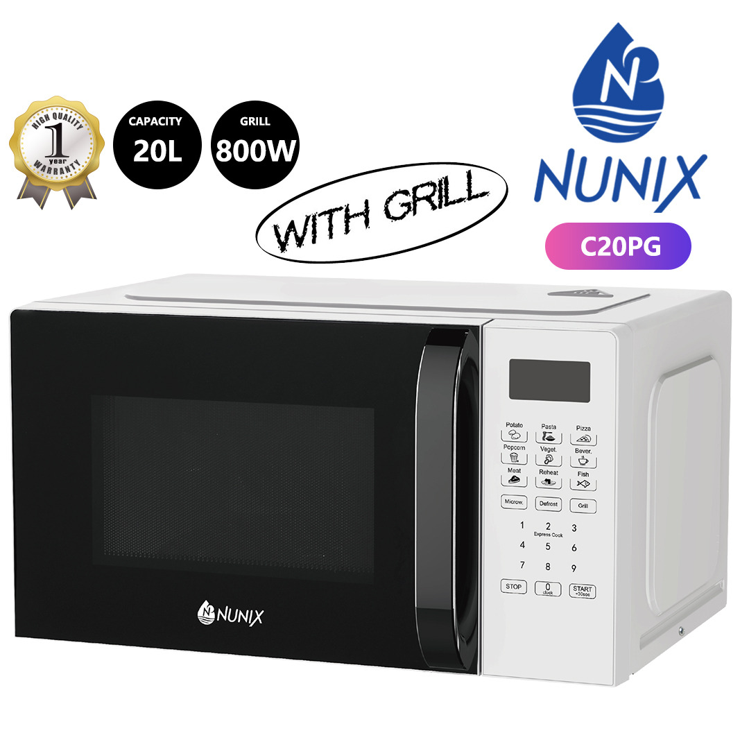 Nunix 20L Digital Electric Microwave Oven WITH GRILL