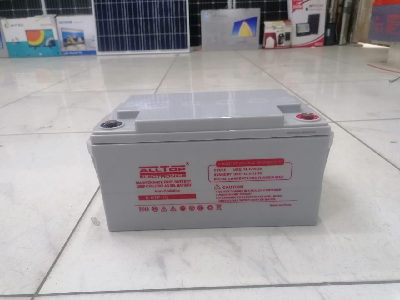 Alltop™ 70Ah Deep Cycle Maintenance-Free Battery – Reliable Long-Life Power for Solar, Inverters & Automotive