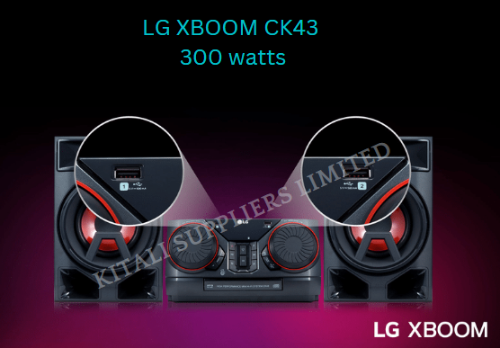 LG XBOOM CK43 | 300W | 2.0ch | Wireless Party Link | TV Sound Sync