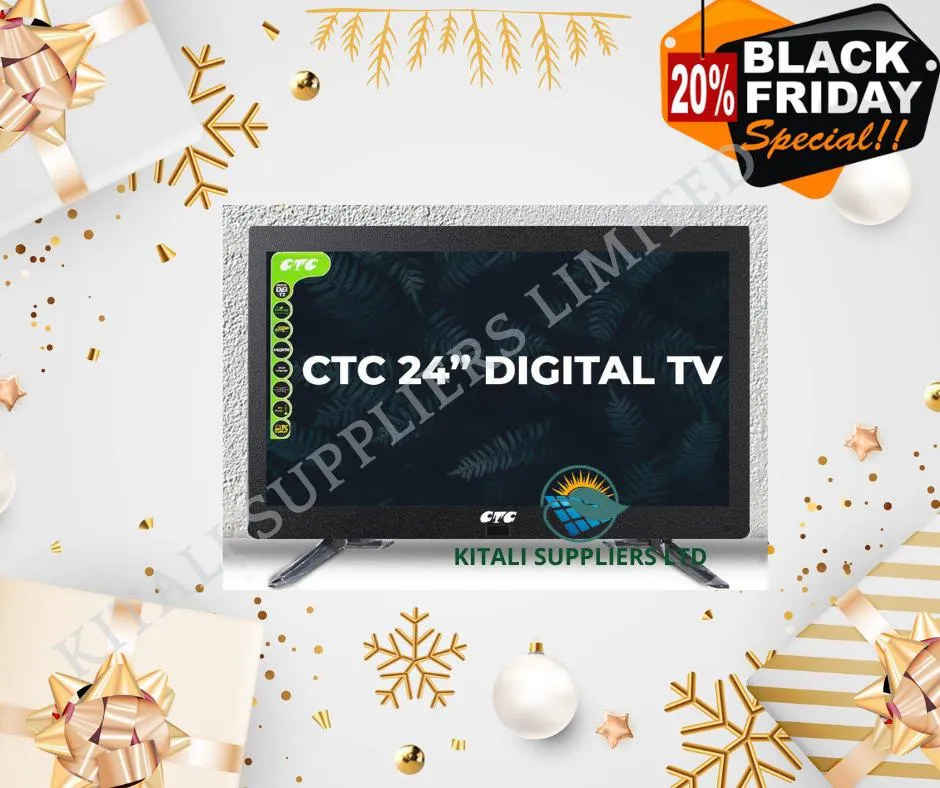 CTC HD 22” Inches,LED Digital TV USB,HDMI PORT+INBUILT DECODER