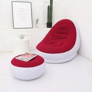 Inflatable Deluxe Lounge Seat With Footrest