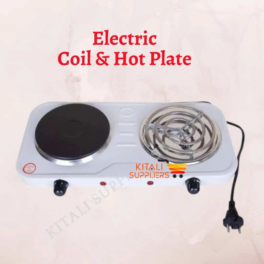 Double core coil electric hot plate