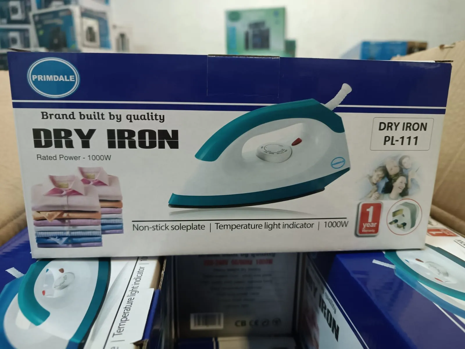Dry iron box