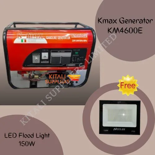 T K Maxx 2.4 Kva Petrol Generator With Free Gift