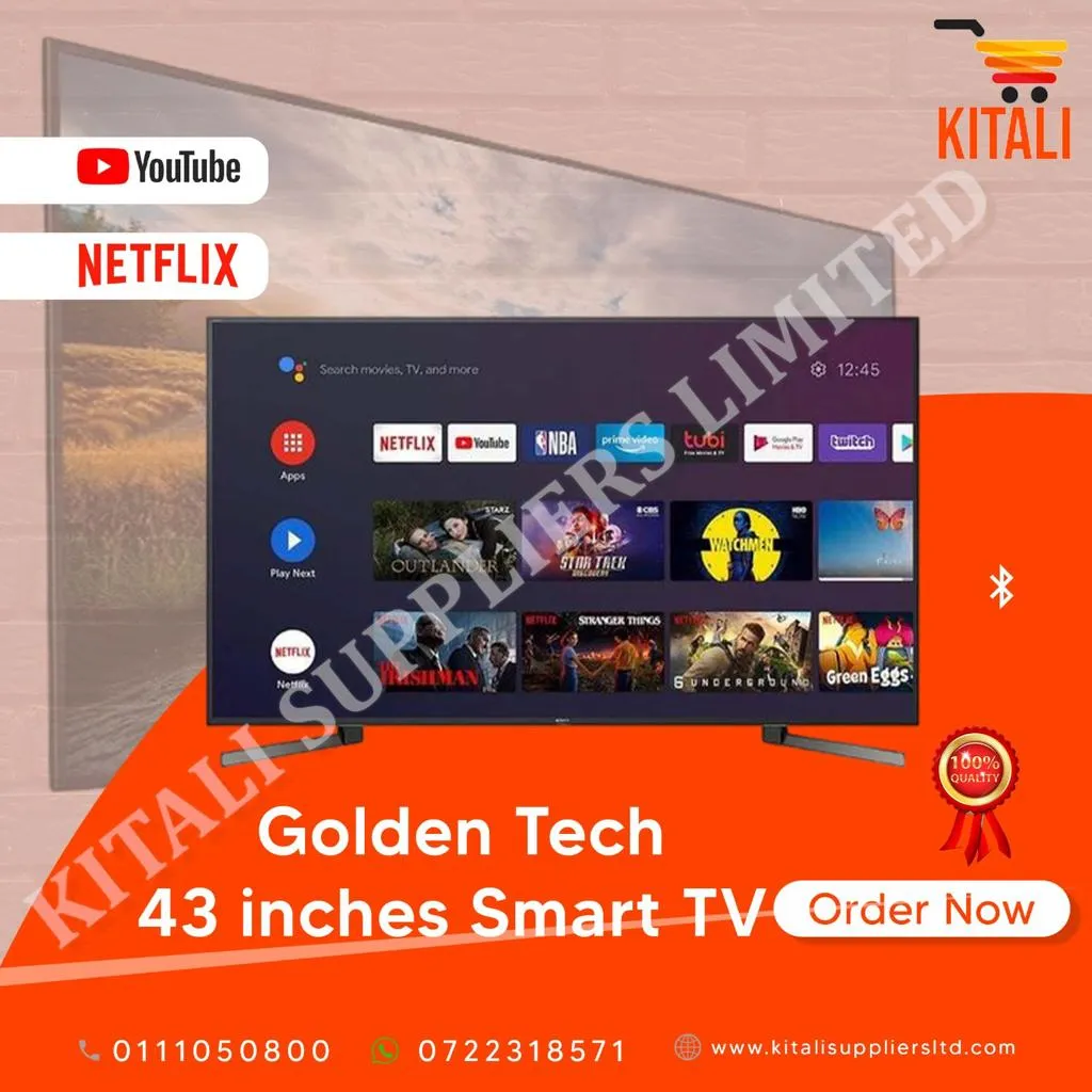 Golden Tech 43 Inches Smart TV.