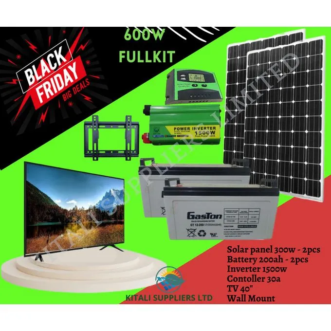 Solarmax 600w Solar Fullkit With 40 Inch Tv