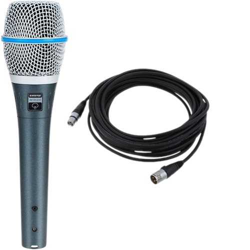 Shure beta 87 wired microphone