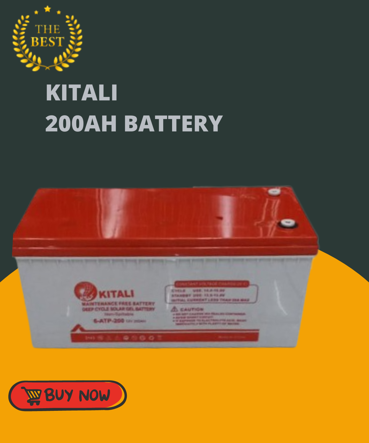 Kitali battery 200ah/20hr