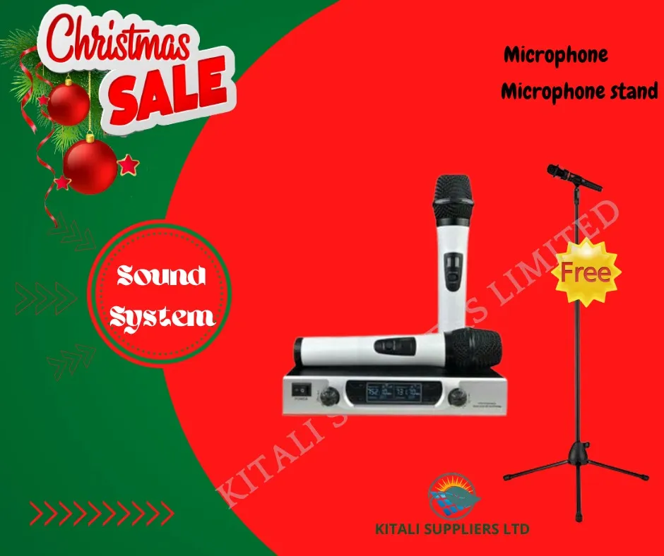 microphone stand and microphone