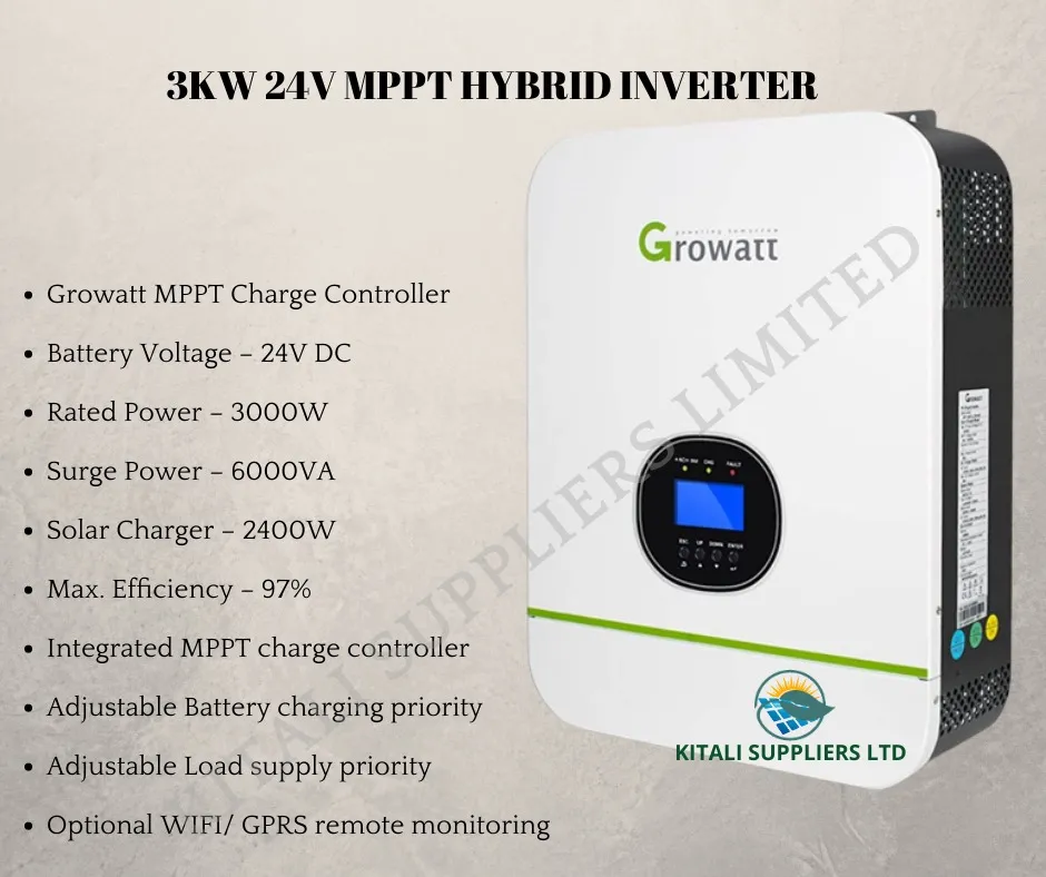 3 kw 24v mppt hybrid inverter