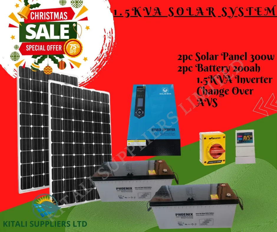 300w solar fullkit with phoenix battery