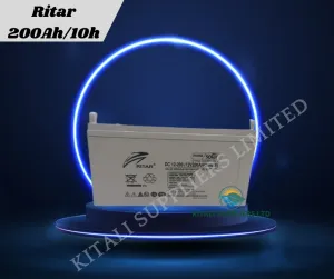200ah /10hr ritar battery
