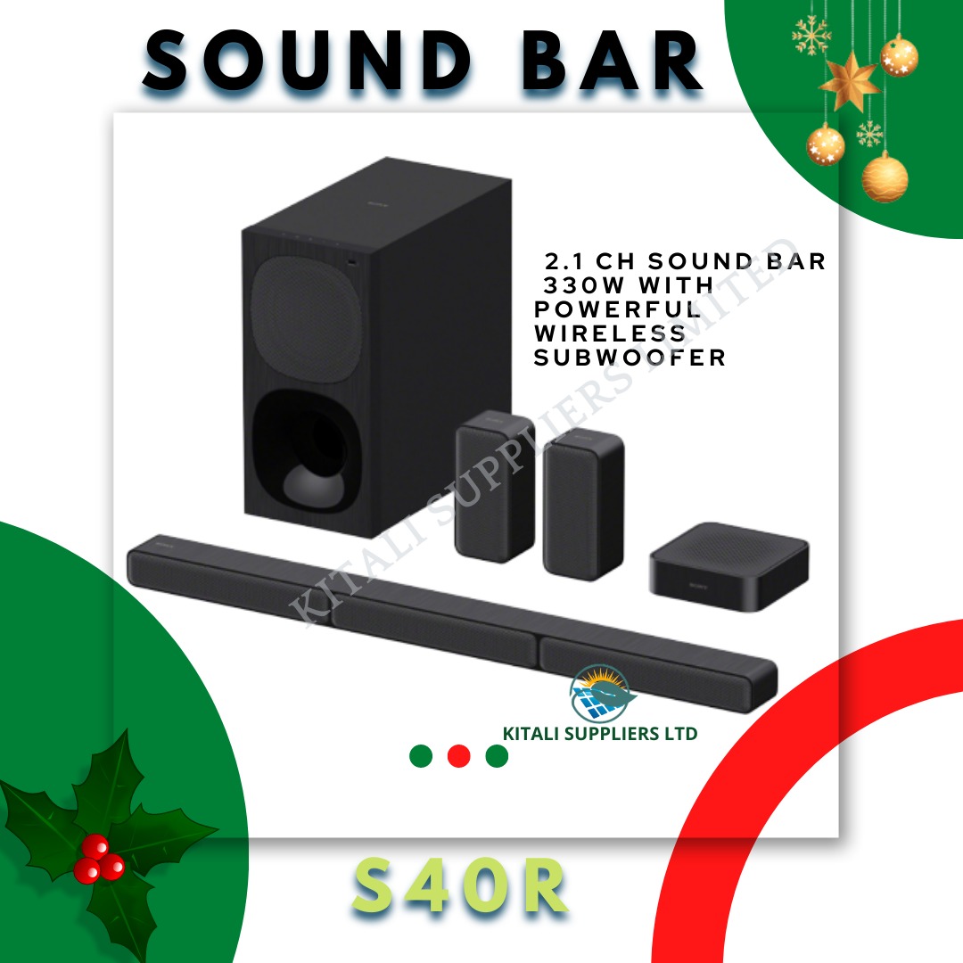 Sony HT-S40R 5.1ch 600Watts With Wireless Rear Speakers