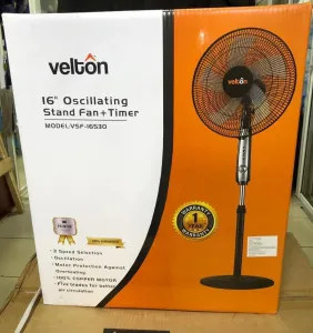 Velton 16" Standing Fan with remote