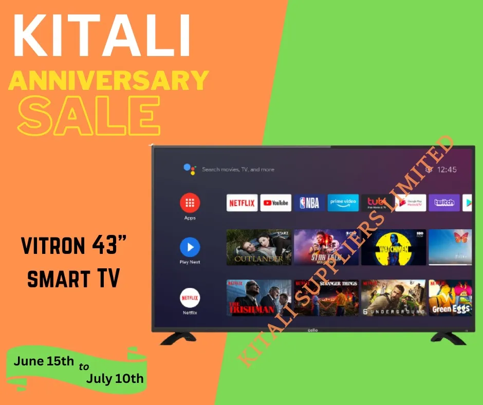 Vitron 43" smart tv