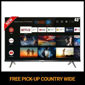 Vitron HTC4388FS - 43" Smart Android Frameless TV - Black