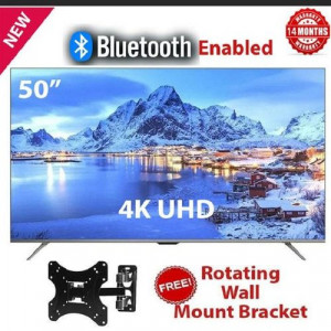 Vitron 50 Inch Television Frameless 4KUHD Android TV, BLUETOOTH, APPSTORE+TILTBRACKET