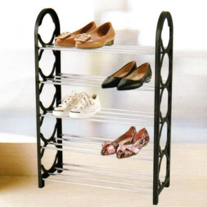 Genelec Portable Unique Shoe Rack - Black