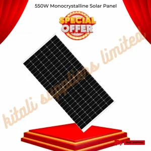 550w monocrystalline solar panel