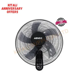 AFW-18BRC - 18" Wall fan with Remote control
