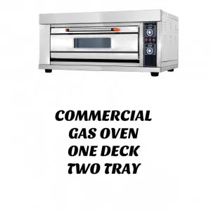 Commercial Gas Oven One Deck Two Tray