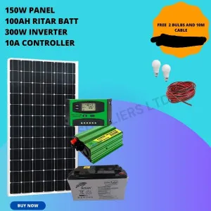 150w solar fullkit