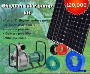 shiyun submersible solar pump kit