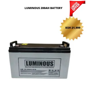 Luminous Gel Battery 200Ah