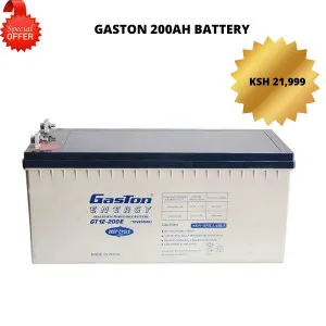 Gaston gel battery 200Ah