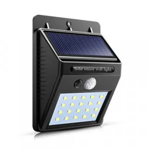 solar powered led wall light