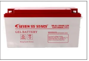 150ah seven star SS Dry cell battery