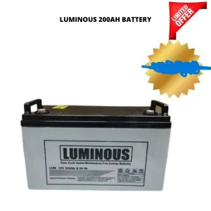 luminous 200ah/10hr
