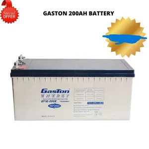 Gaston 200ah/20hr battery