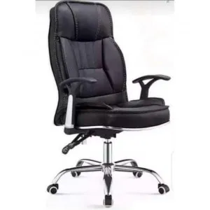 Orthopedic Leather Office Chair With Recliner