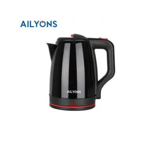 AILYONS FK-0310 Stainless Steel Electric Water Kettle-Black
